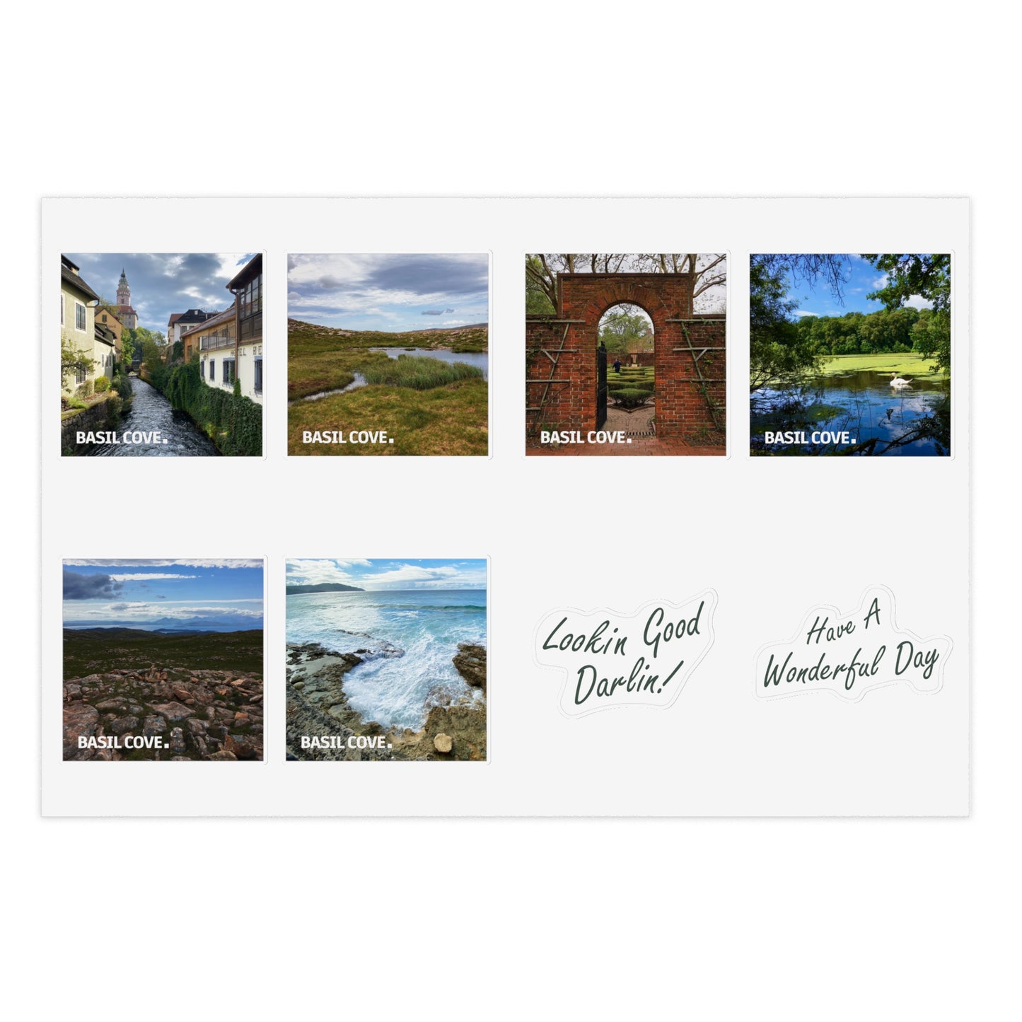Photographs + Notes Sticker Sheet