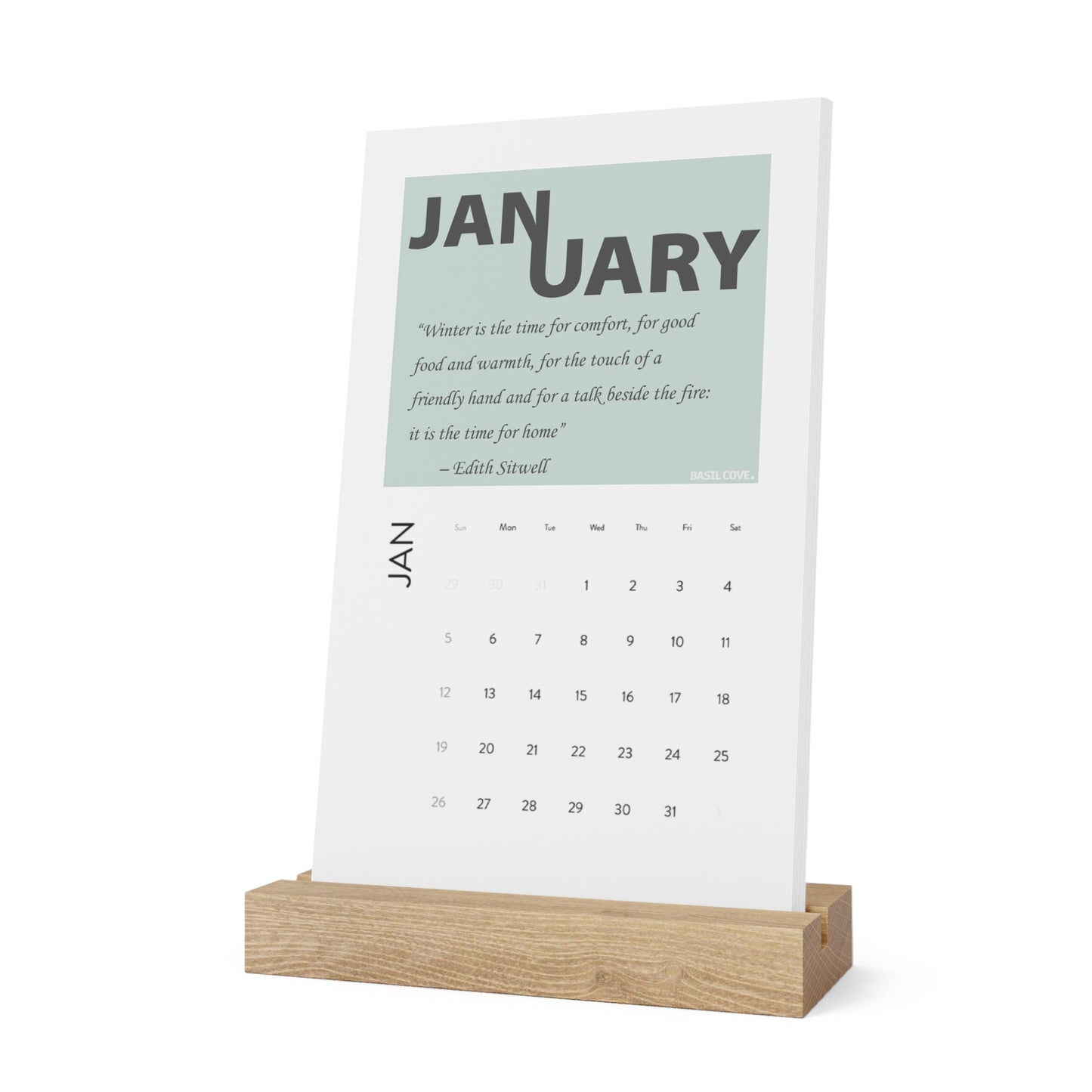2025 Vertical Desktop Calendar