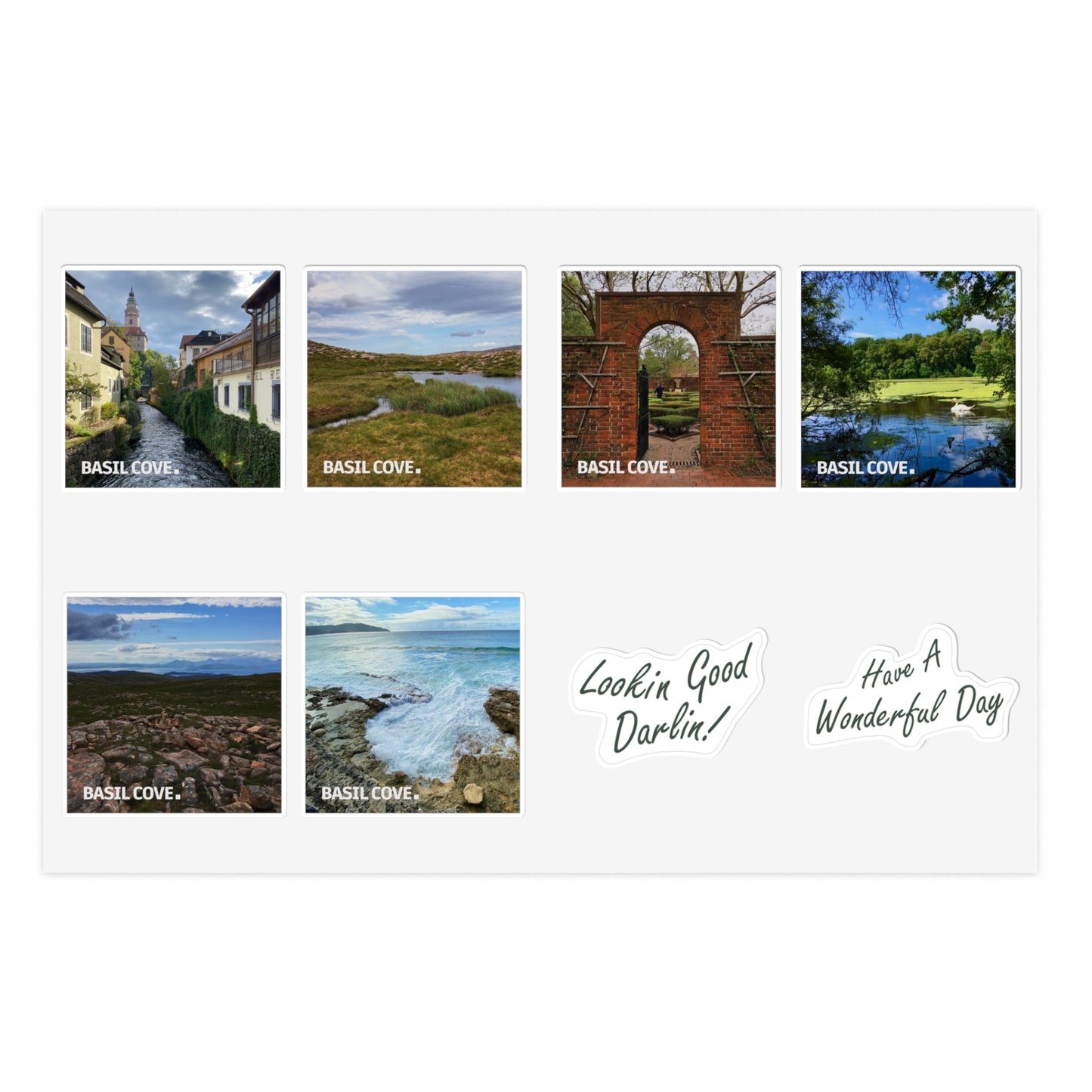Photographs + Notes Sticker Sheet