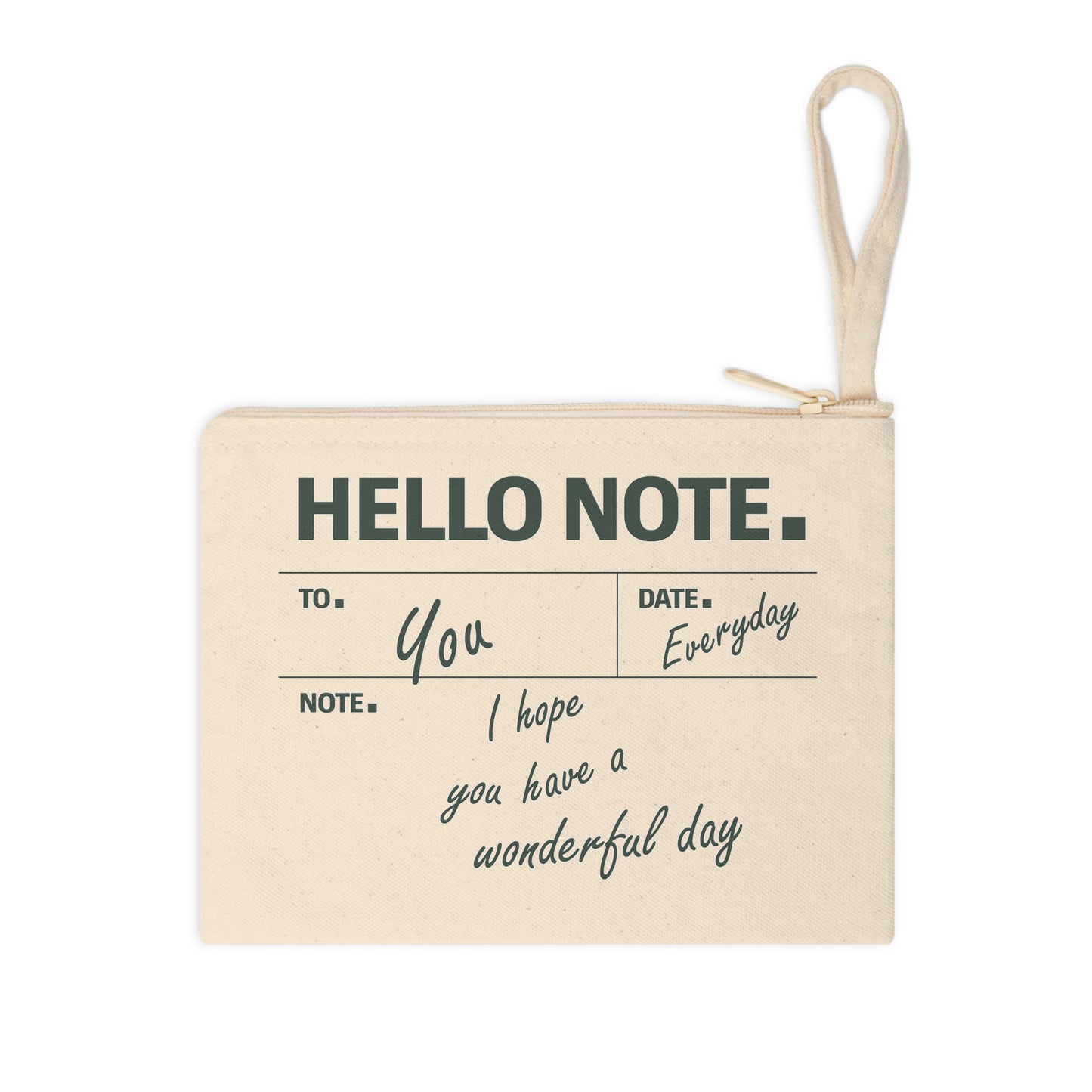 Hello Note Accessory Pouch