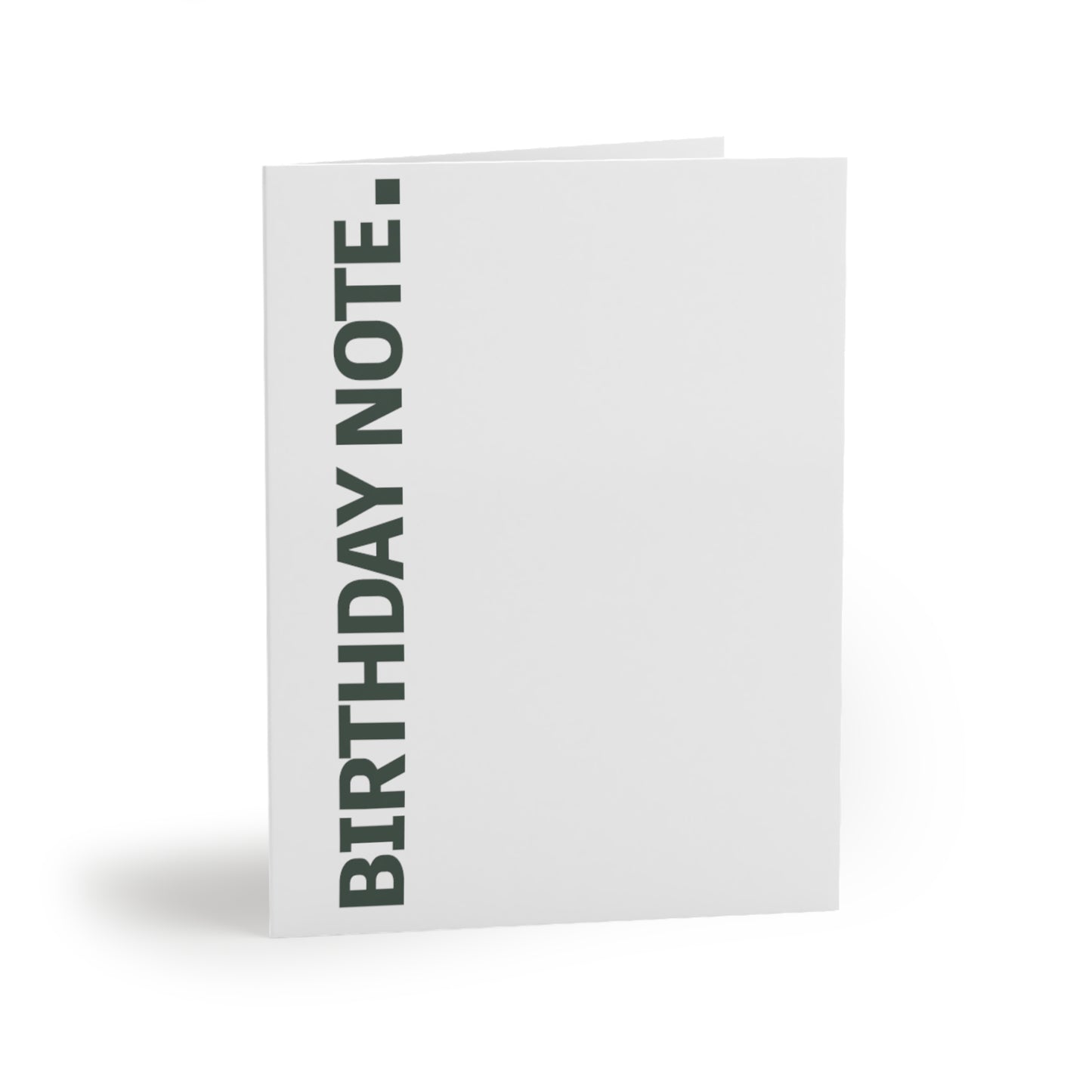 Birthday Note - Card Set