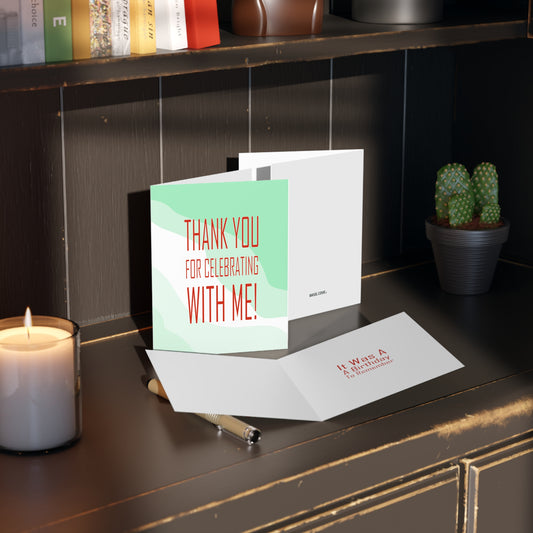 Birthday Thank You Card Sets