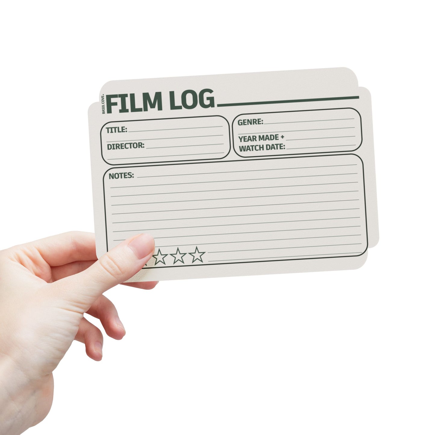 Film Log Note Card