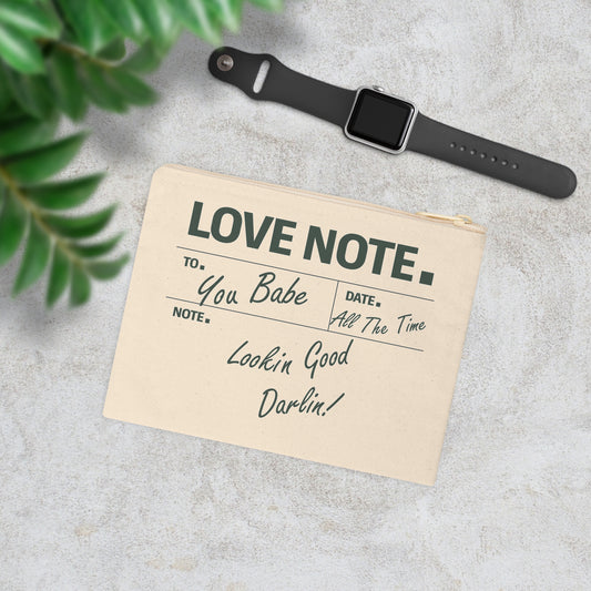 Copy of Hello Note Accessory Pouch