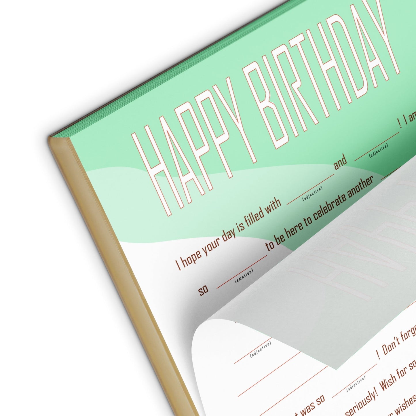 Birthday Ad Lib Notepad