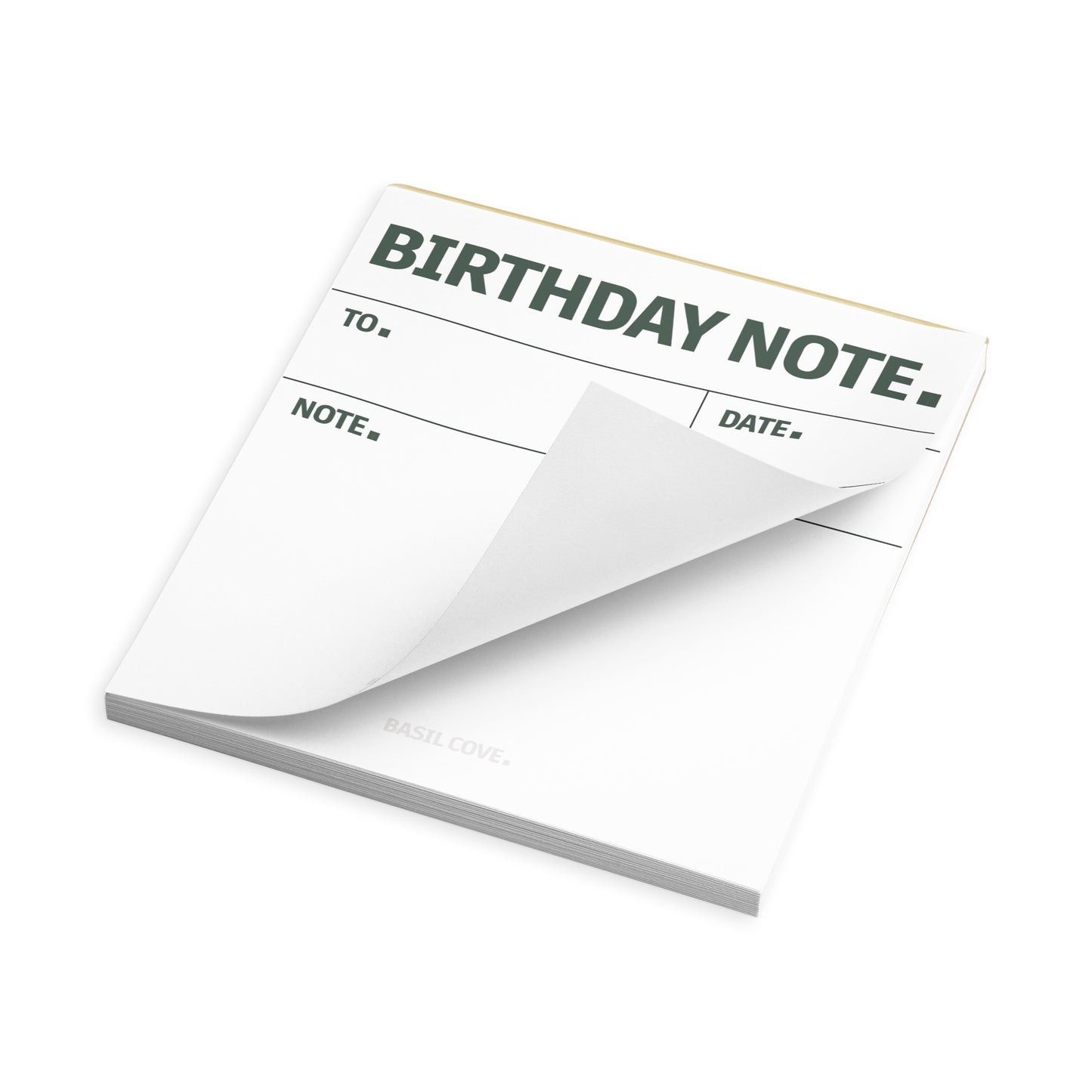 Birthday Note Pad