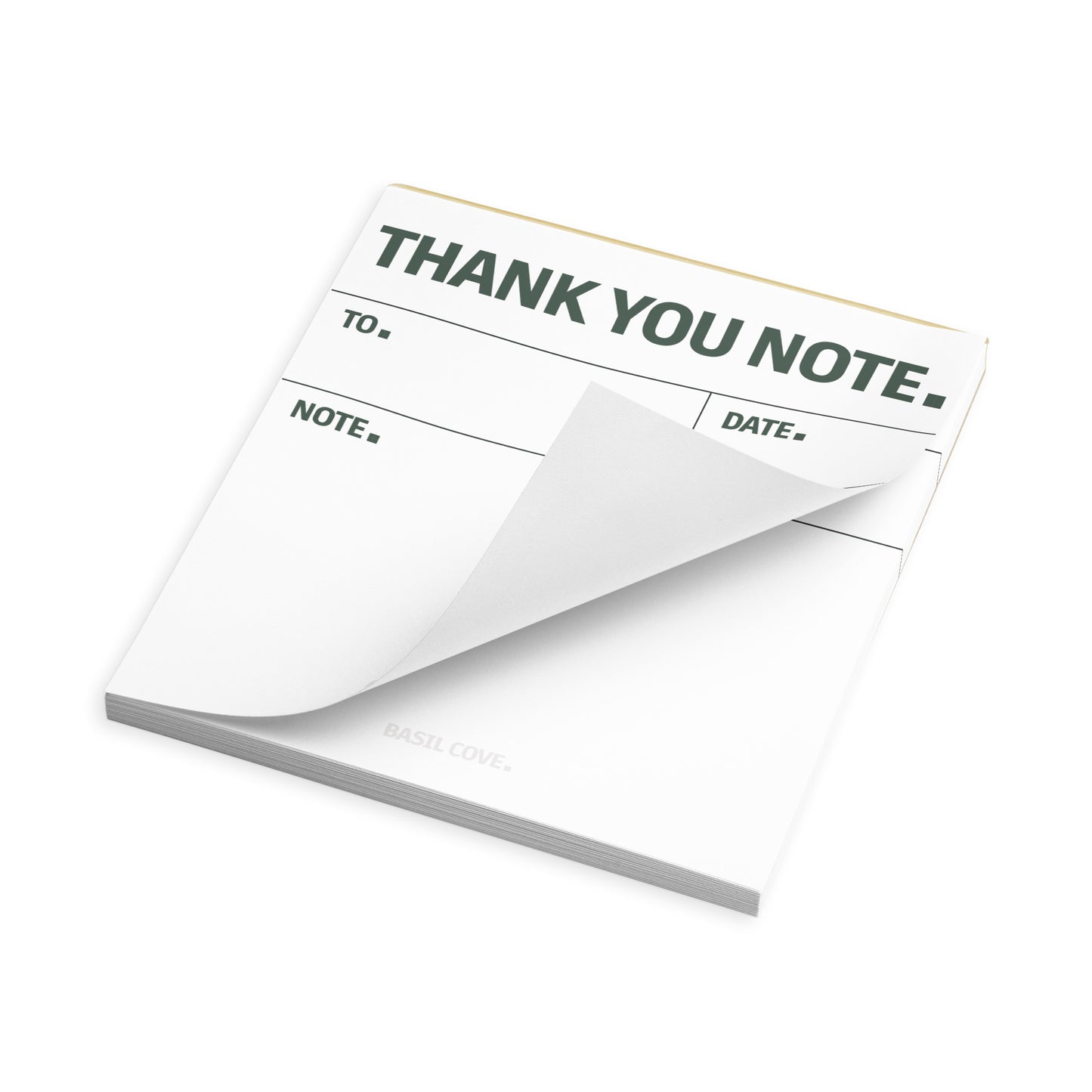 Thank You Note Pad